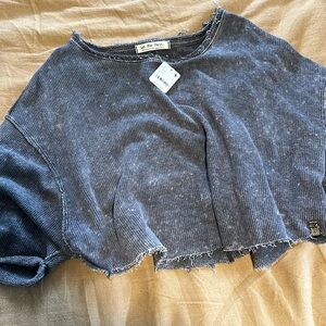 Free people cropped shirt